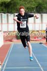 Mens under-20s triple jump. North Eastern Track and Field Champs, Gateshead Stadium. Photo: David T. Hewitson/Sports for All Pics